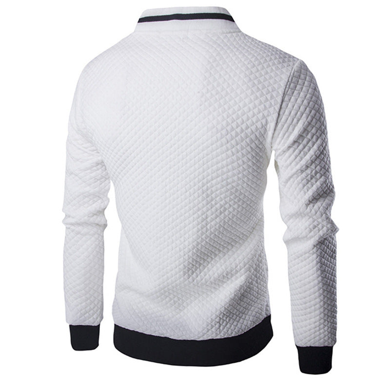Herren Steppjacke mit modernem Design und praktischen Reißverschlusstaschen Echoarchiv