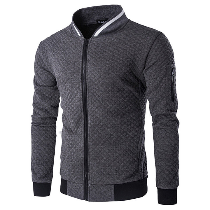 Herren Steppjacke mit modernem Design und praktischen Reißverschlusstaschen Echoarchiv
