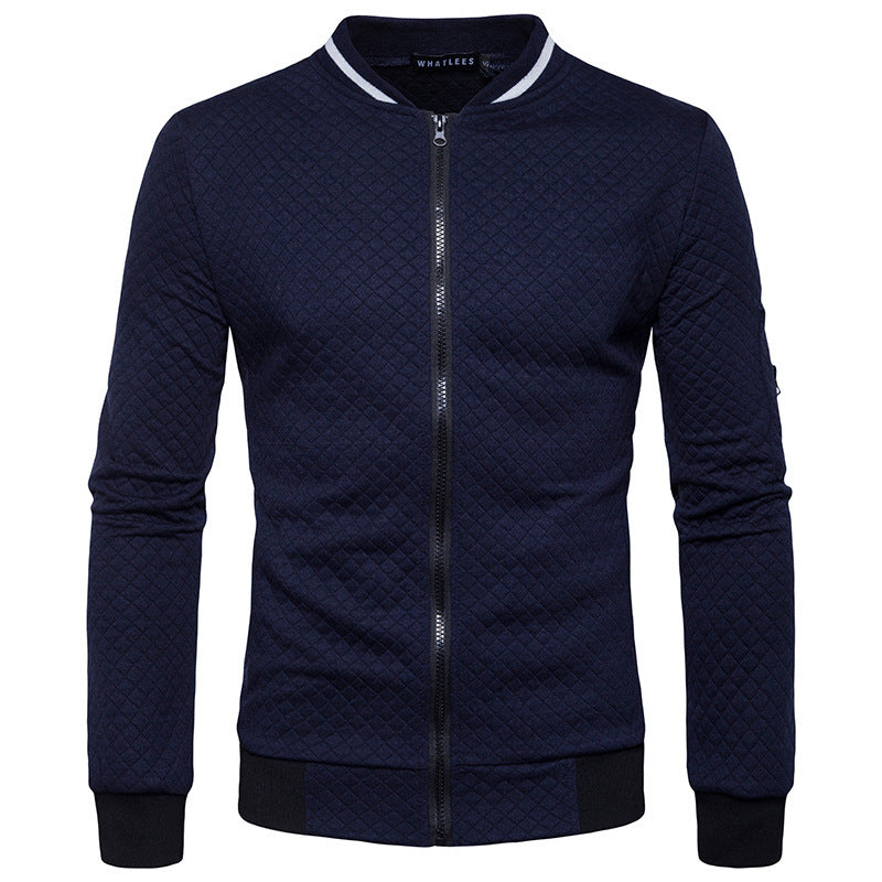 Herren Steppjacke mit modernem Design und praktischen Reißverschlusstaschen Echoarchiv