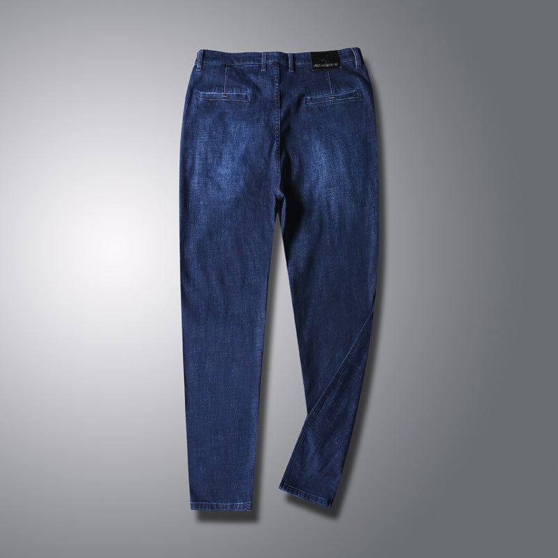 Herren Slim-Tapered Denim-Chino mit Elastischem Bund und Schrägtaschen Echo Archiv
