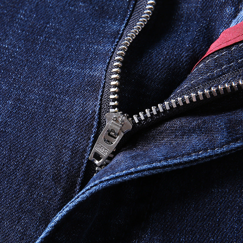 Herren Slim-Tapered Denim-Chino mit Elastischem Bund und Schrägtaschen Echo Archiv