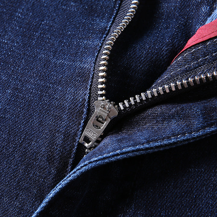 Herren Slim-Tapered Denim-Chino mit Elastischem Bund und Schrägtaschen Echo Archiv
