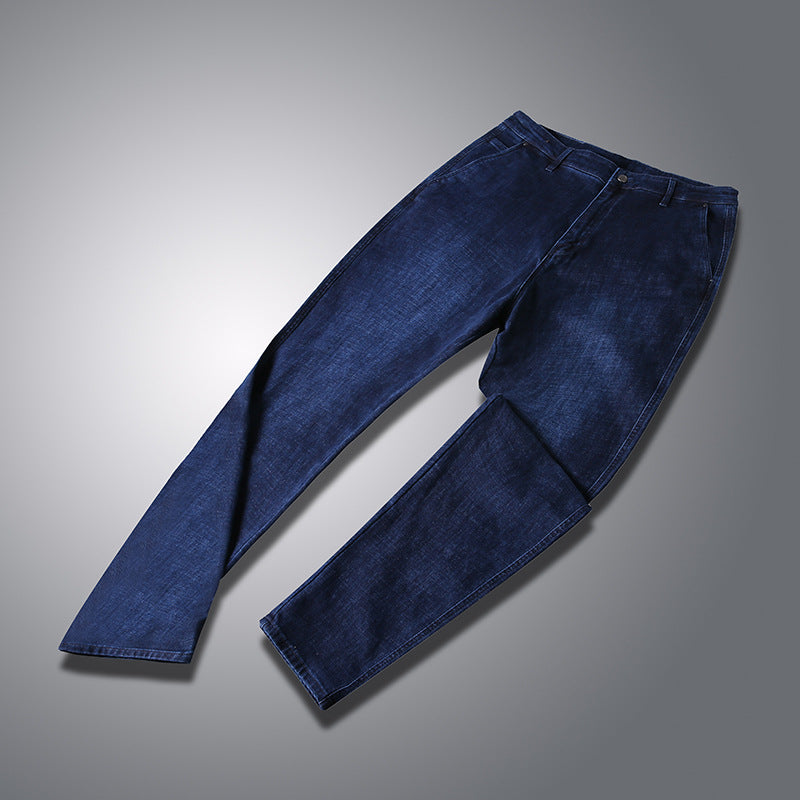 Herren Slim-Tapered Denim-Chino mit Elastischem Bund und Schrägtaschen Echo Archiv