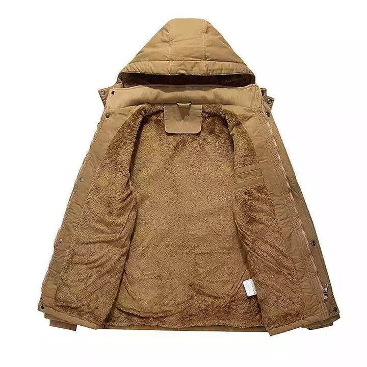 Herren Field-Parka mit Teddyfutter, Kapuze und Mehrzwecktaschen Echoarchiv