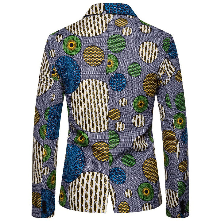 Herren Blazer mit einzigartigem afrikanischen Muster und modernem Schnitt Echoarchiv