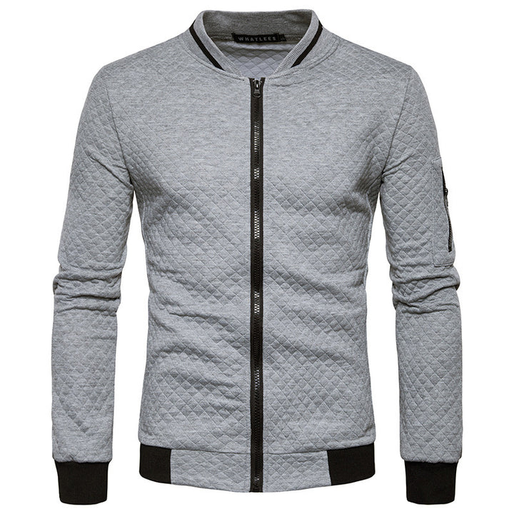 Herren Steppjacke mit modernem Design und praktischen Reißverschlusstaschen Echoarchiv