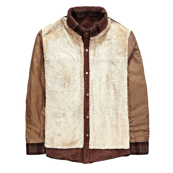 Herren Kuschelige Flanelljacke mit Teddyfutter Echo Archiv