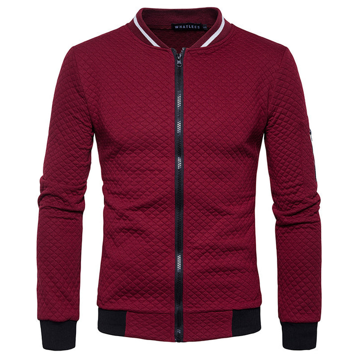 Herren Steppjacke mit modernem Design und praktischen Reißverschlusstaschen Echoarchiv