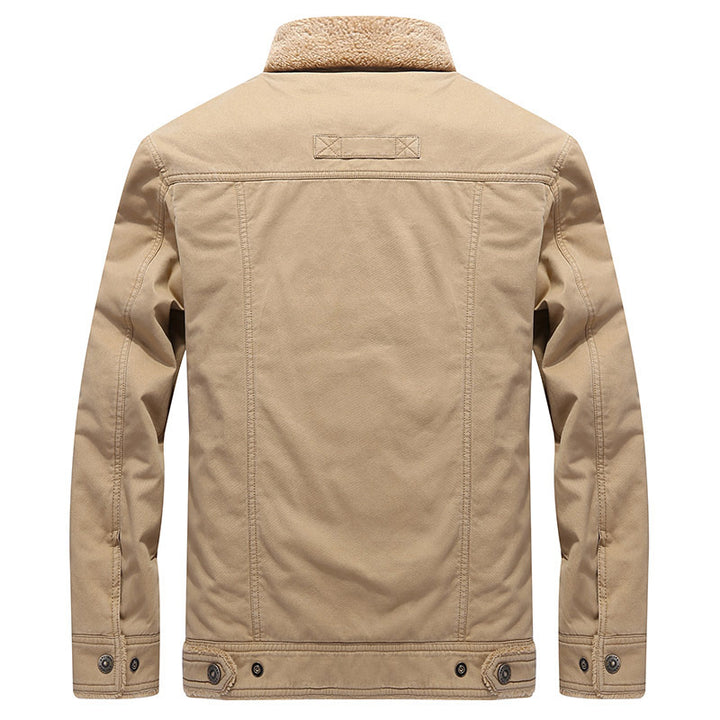 Herren Modische Arbeitsjacke mit Teddyfutter Echo Archiv