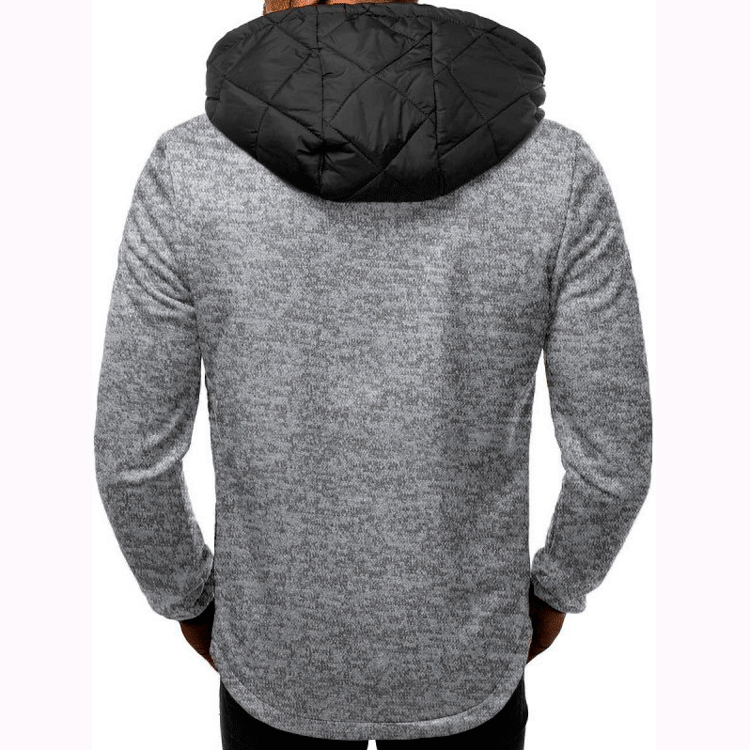Herren gesteppte Funktionsjacke mit hohem Kragen und praktischen Taschen Echoarchiv