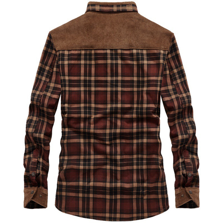 Herren Kuschelige Flanelljacke mit Teddyfutter Echo Archiv