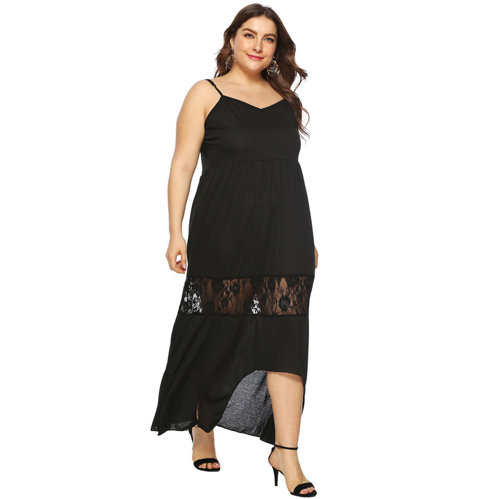 Damen Maxikleid mit Spitzenakzenten Echo Archiv
