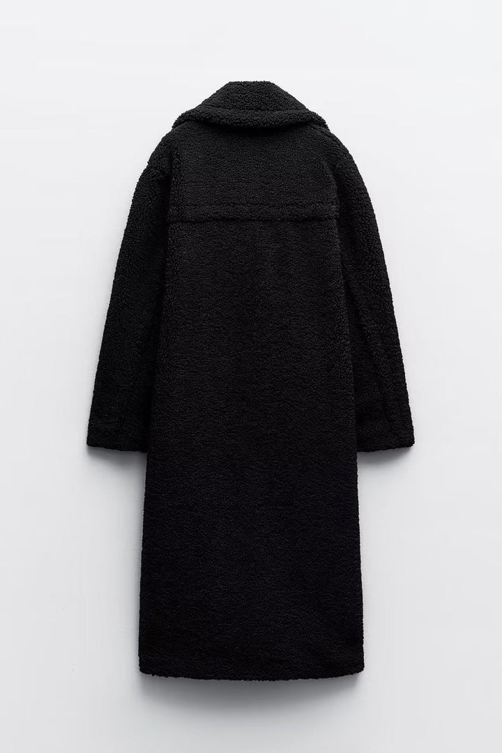 Echoarchiv | Langer Teddymantel für Damen Im Trend