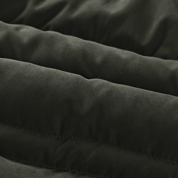 Herren wattierte Parka mit Kapuze und Teddyfutter Multitaschen – Marzano