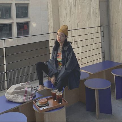 Damen Oversize-Kapuzenjacke im Utility-Stil Echoarchiv