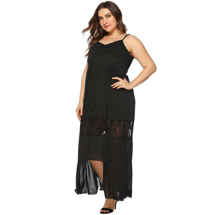 Damen Maxikleid mit Spitzenakzenten Echo Archiv