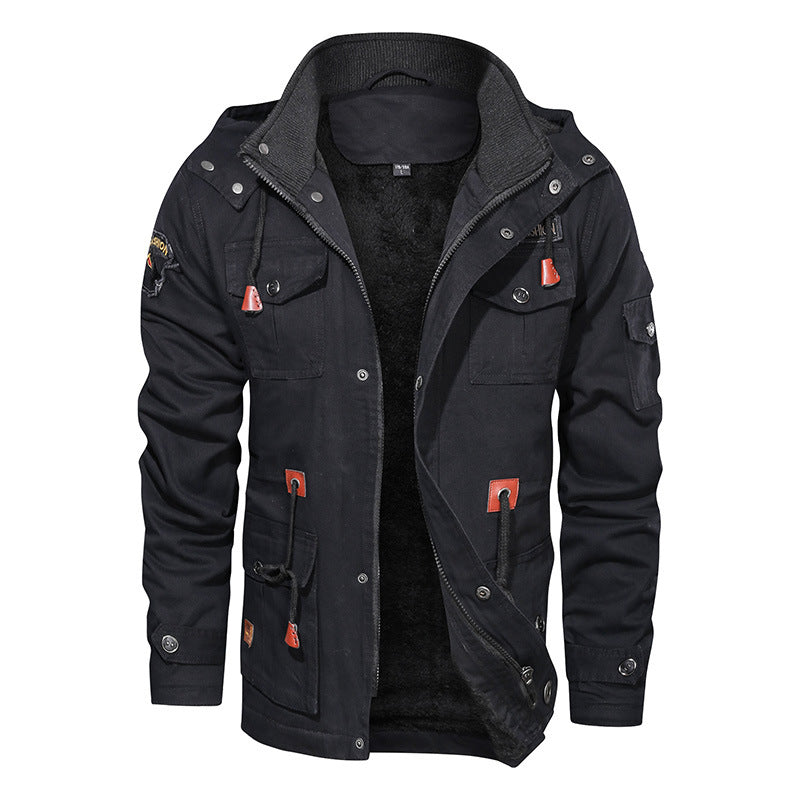 Herren Utility-Parka mit Teddyfutter und Mehrfachtaschen Echo Archiv
