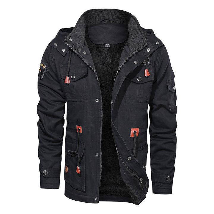 Herren Utility-Parka mit Teddyfutter und Mehrfachtaschen Echo Archiv