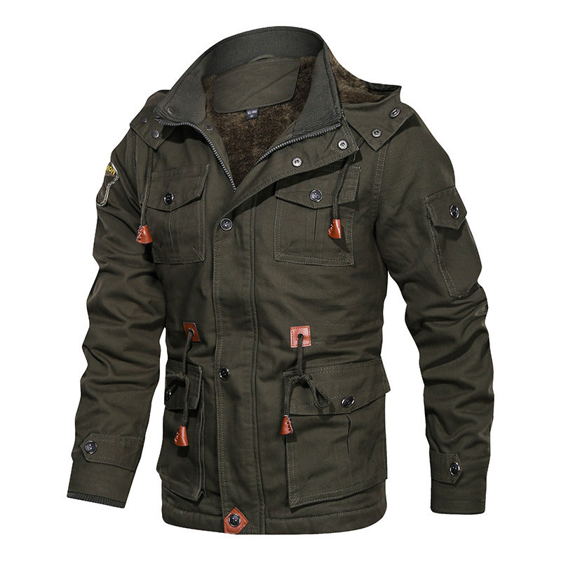 Herren Utility-Parka mit Teddyfutter und Mehrfachtaschen Echo Archiv