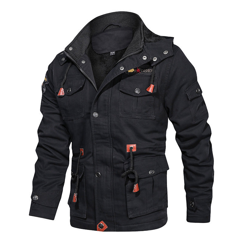 Herren Utility-Parka mit Teddyfutter und Mehrfachtaschen Echo Archiv