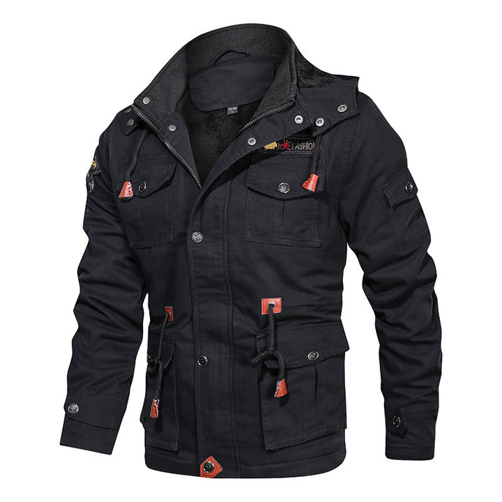 Herren Utility-Parka mit Teddyfutter und Mehrfachtaschen Echo Archiv