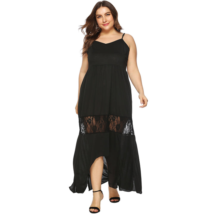Damen Maxikleid mit Spitzenakzenten Echo Archiv