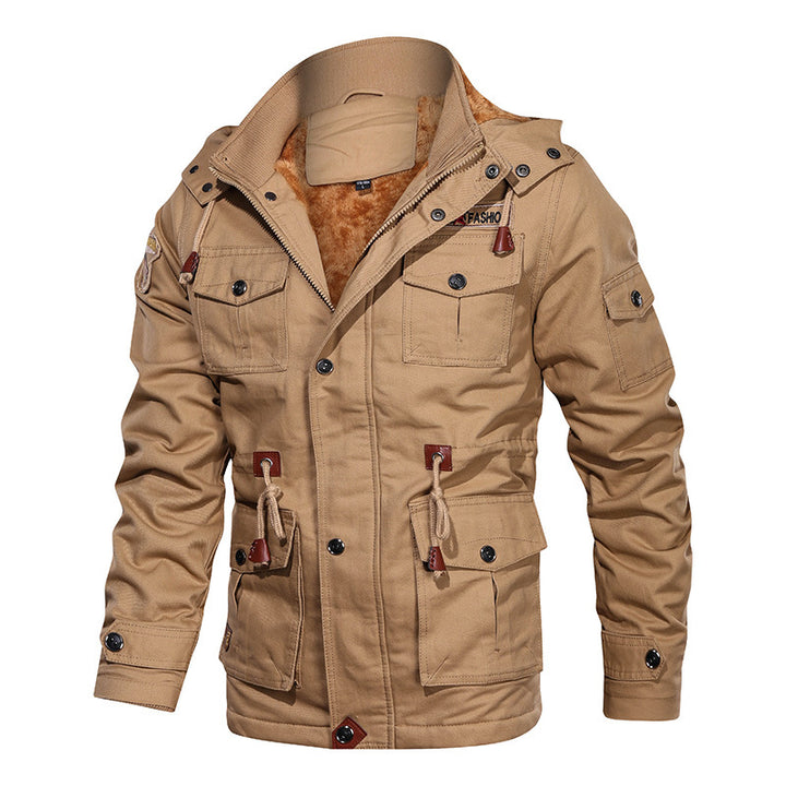 Herren Utility-Parka mit Teddyfutter und Mehrfachtaschen Echo Archiv