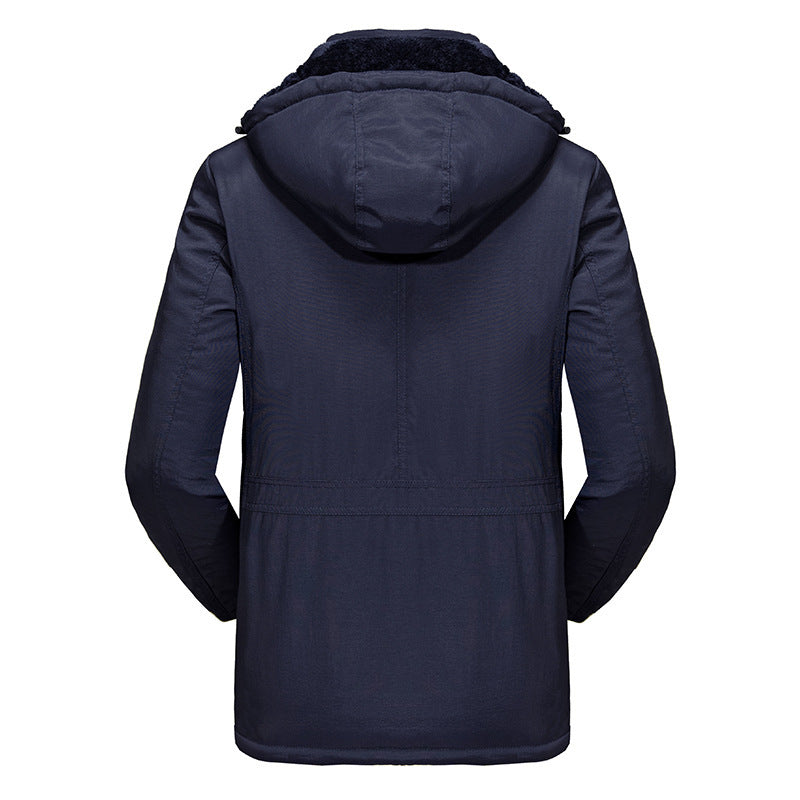 Herren Wetterfeste Winterjacke mit Fleece-Futter Echo Archiv