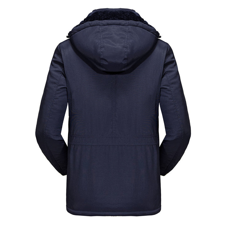 Herren Wetterfeste Winterjacke mit Fleece-Futter Echo Archiv
