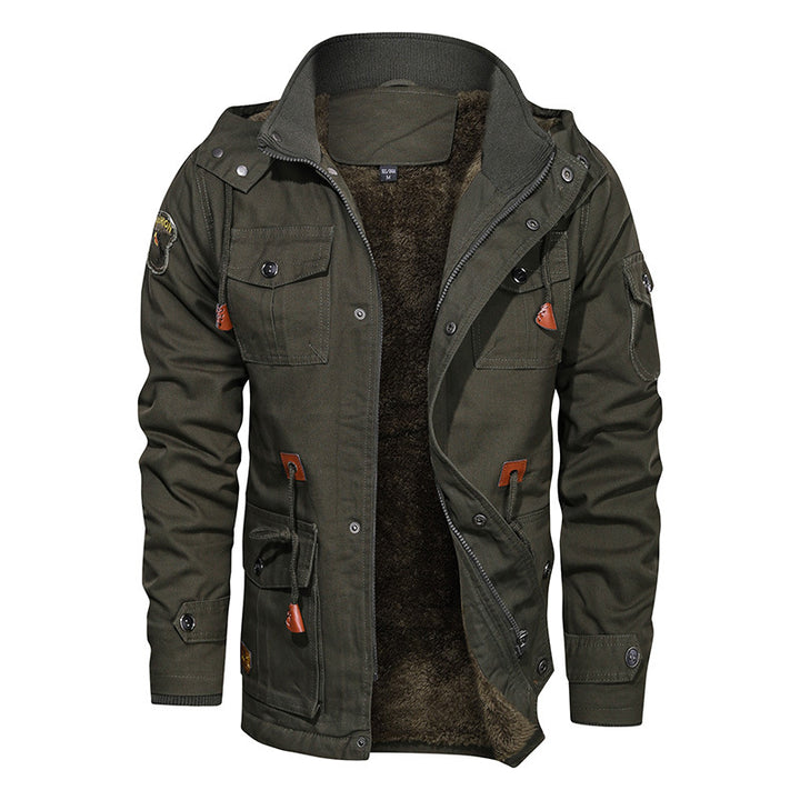 Herren Utility-Parka mit Teddyfutter und Mehrfachtaschen Echo Archiv