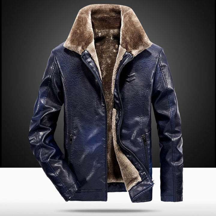 Herren elegante Lederjacke Echo Archiv