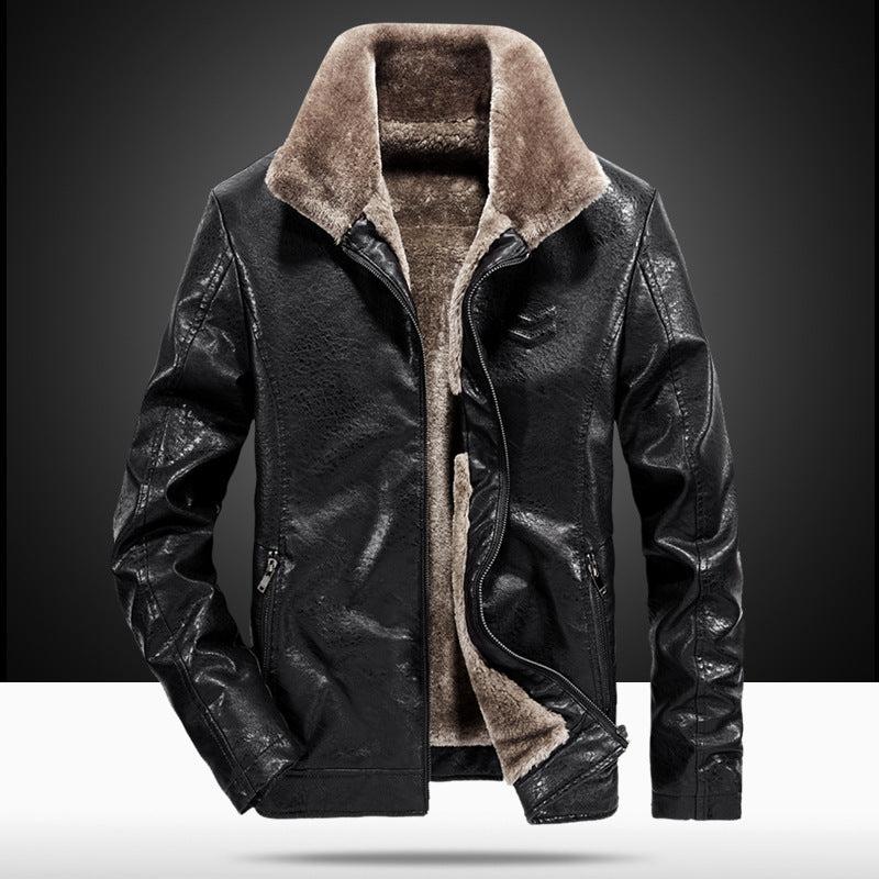 Herren elegante Lederjacke Echo Archiv