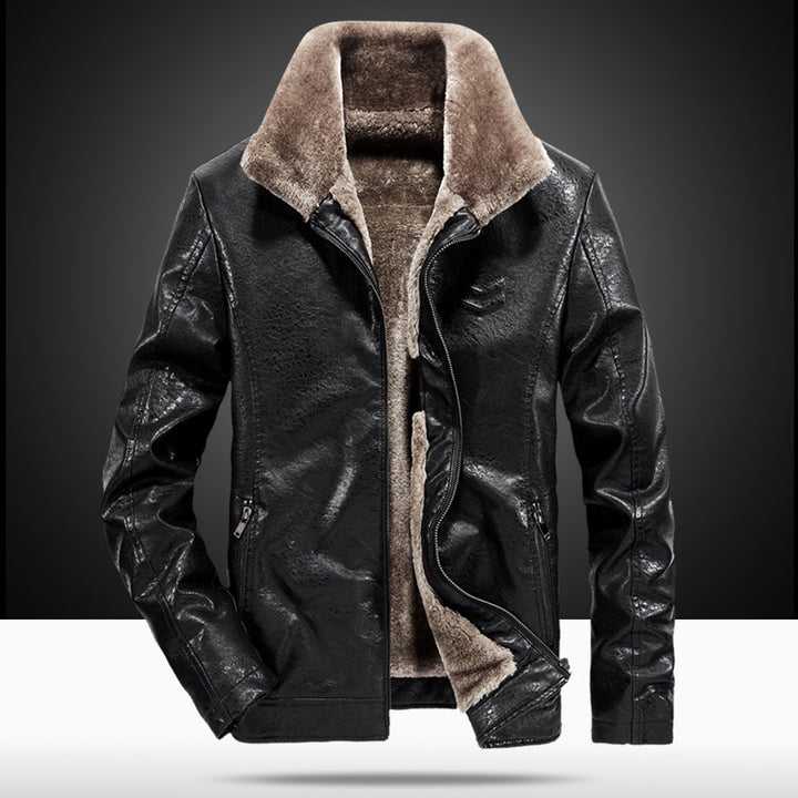 Herren elegante Lederjacke Echo Archiv