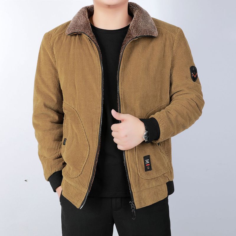 Herren Bequeme und stilvolle Cordjacke Echo Archiv