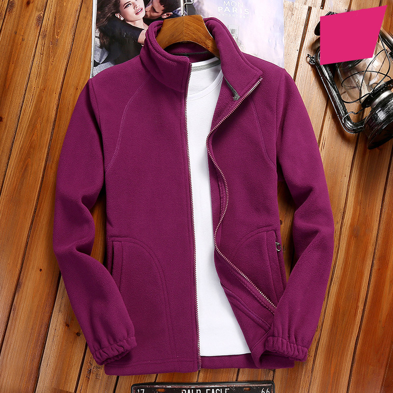 Fleecejacke Damen Reißverschluss-Fleece mit Stehkragen – Célinea