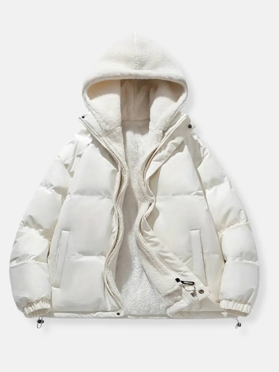Echoarchiv | Warme Reißverschluss Winterjacke Komfort und Stil für Kalte Tage