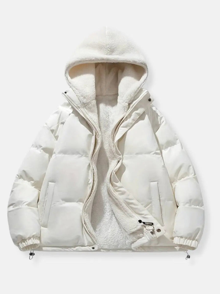 Echoarchiv | Warme Reißverschluss Winterjacke Komfort und Stil für Kalte Tage