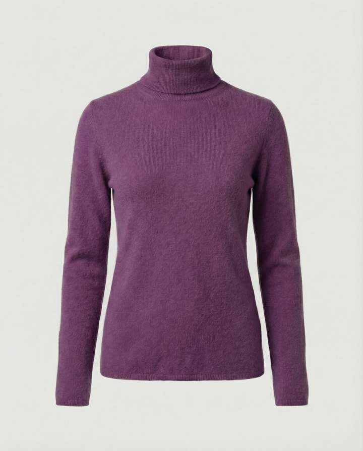 Echoarchiv | Luxe Pullover Damen Weicher Rollkragenpullover, Warm & Stilvoll