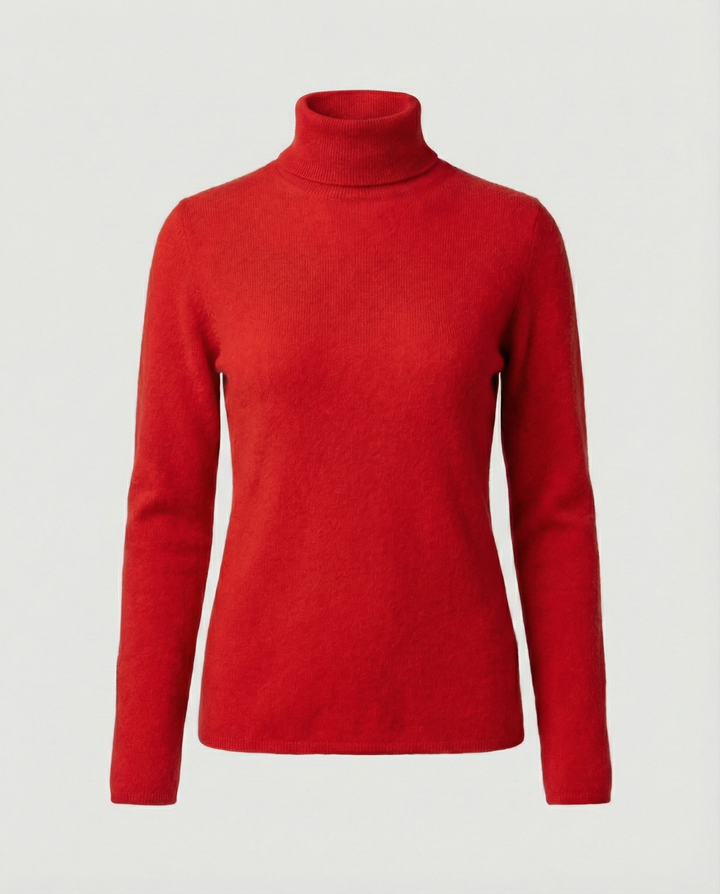 Echoarchiv | Luxe Pullover Damen Weicher Rollkragenpullover, Warm & Stilvoll