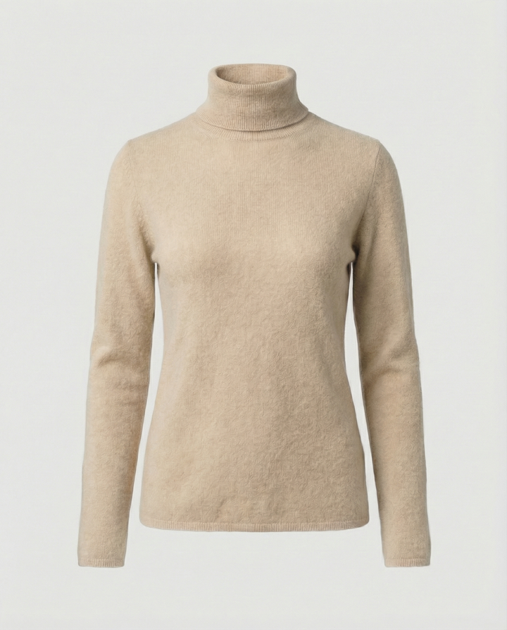Echoarchiv | Luxe Pullover Damen Weicher Rollkragenpullover, Warm & Stilvoll