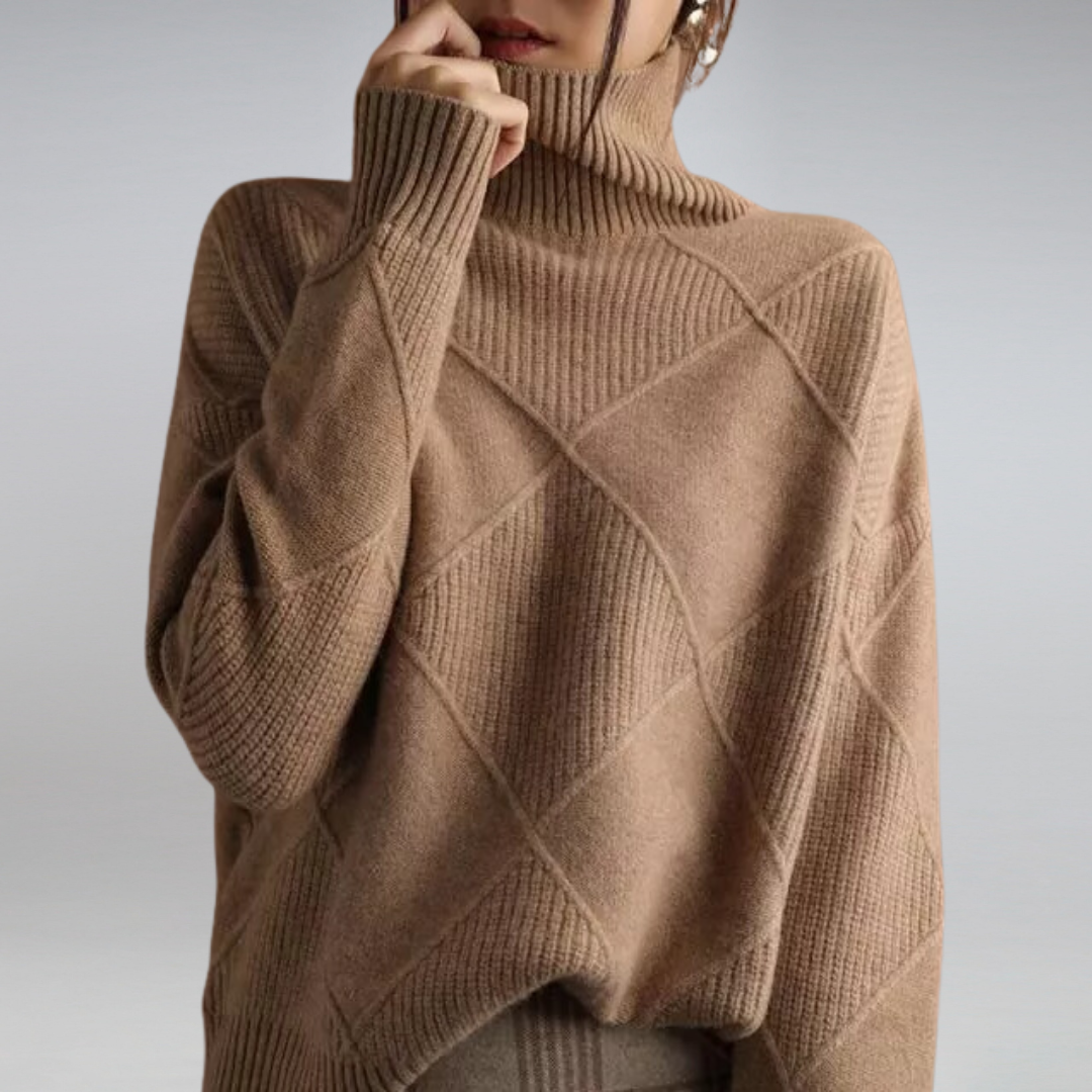 Echoarchiv | Damen Luxuriöser Rollkragenpullover