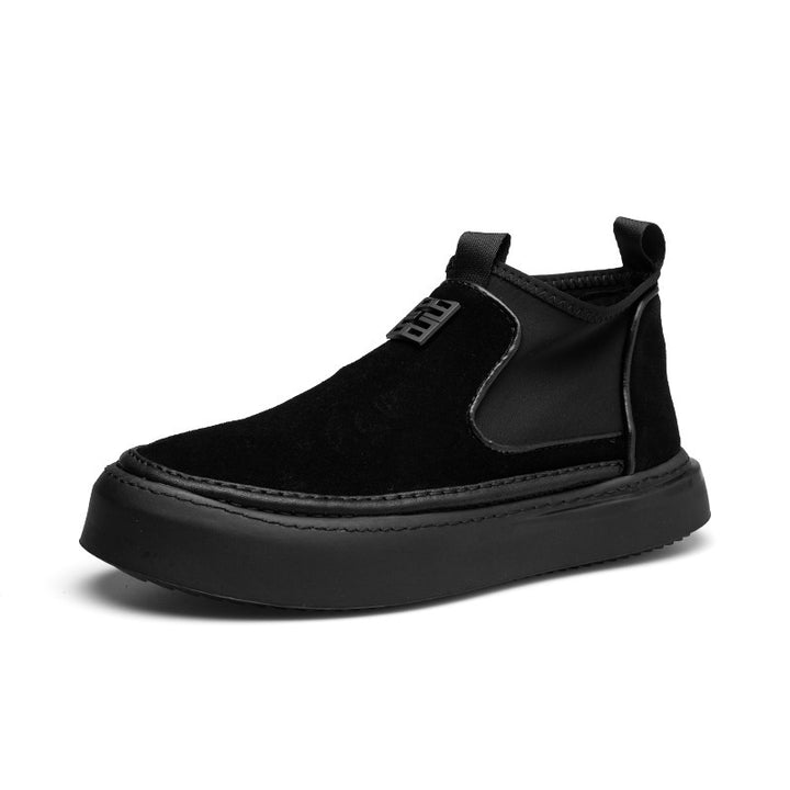 Herren-Stiefeletten, Wildleder-Optik, gefüttert oder ungefüttert