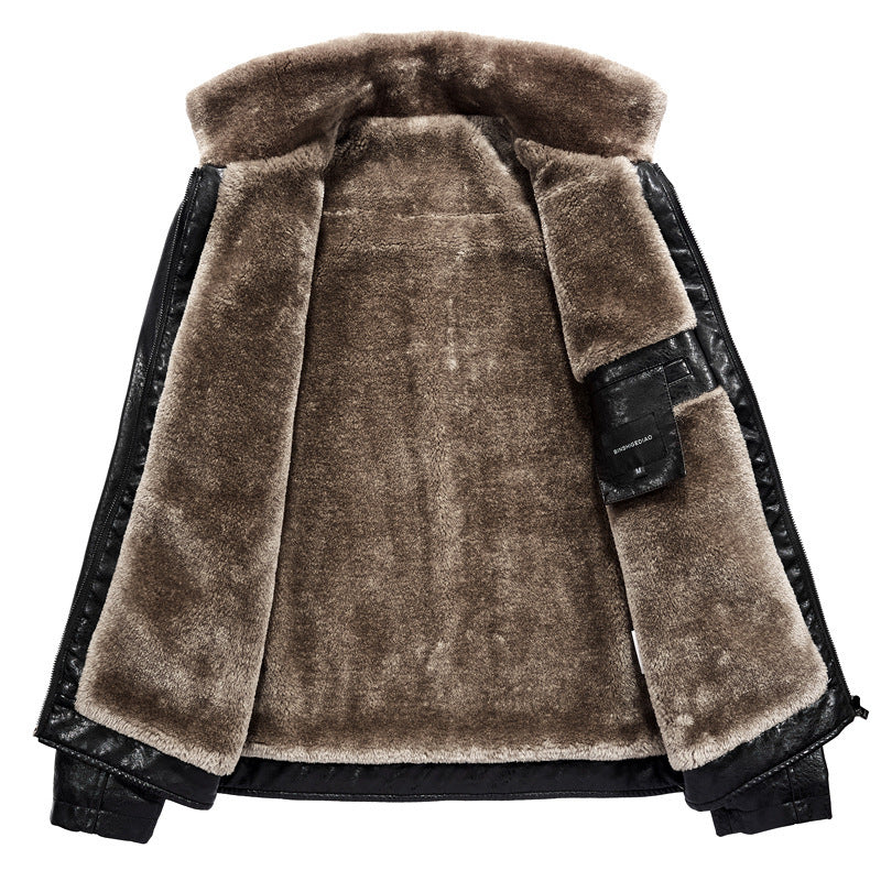 Herren elegante Lederjacke Echo Archiv