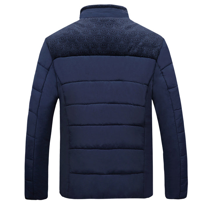 Herren gefütterte Übergangsjacke mit hohem Kragen Echoarchiv