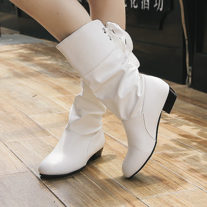 Damen Kniehohe Stiefel Echoarchiv