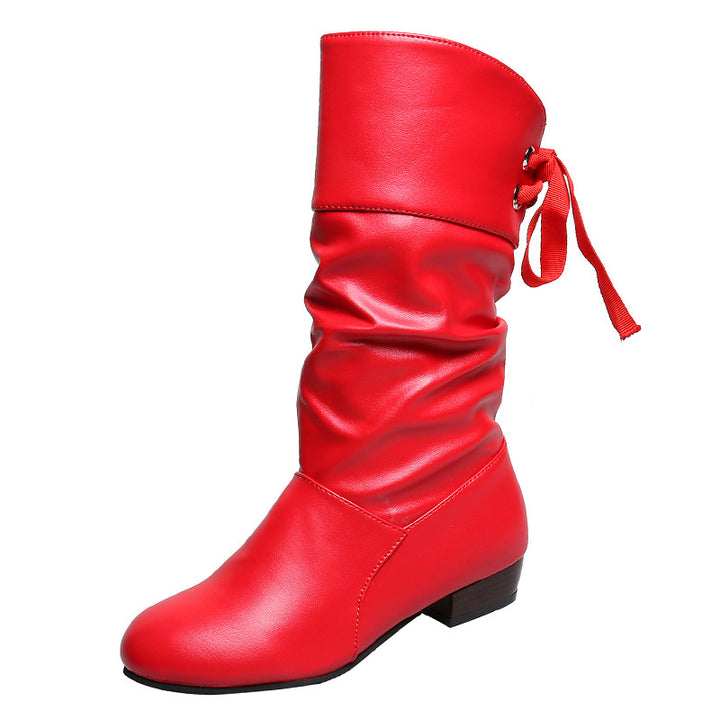 Damen Kniehohe Stiefel Echoarchiv