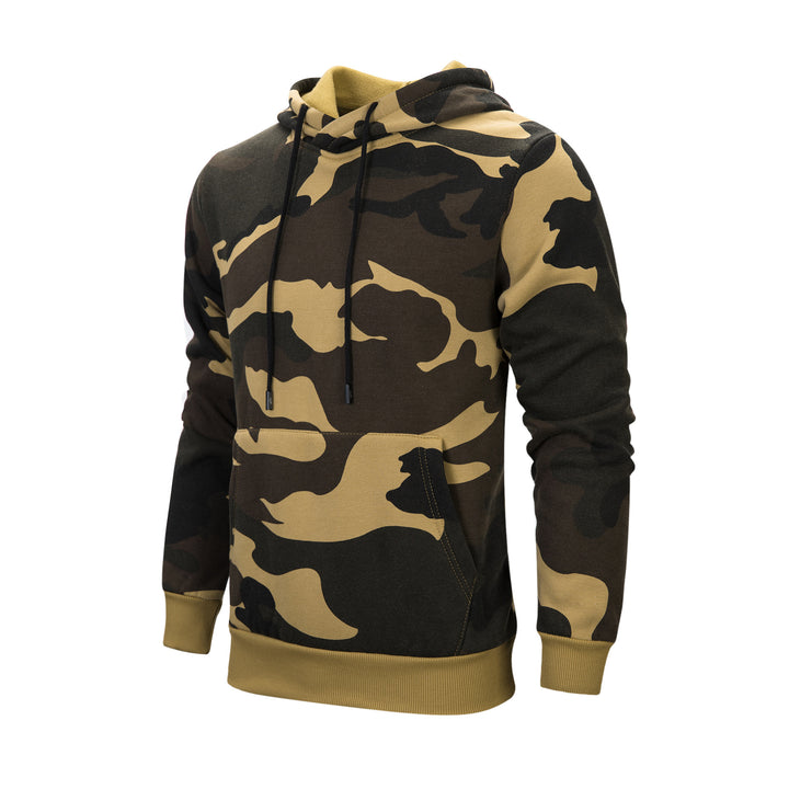 Herren lässiger Kapuzenpullover mit modernem Camouflage-Design Echoarchiv