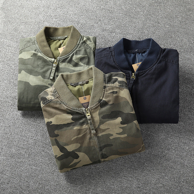 Herren Bomberjacke im Camouflage-Design Echoarchiv