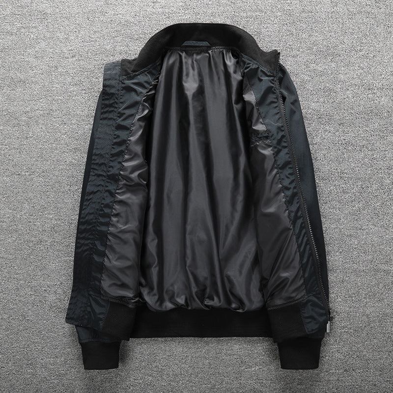 Herren Leichter Windbreaker-Blouson mit Stehkragen Echoarchiv