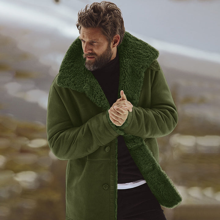 Herren kuscheliger Oversize-Mantel Echoarchiv
